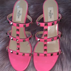 Valentino Rockstud cage slide sandal💗🌷